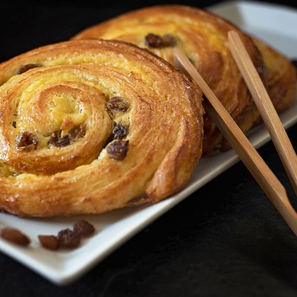 Danoise crème pâtissières et raisins